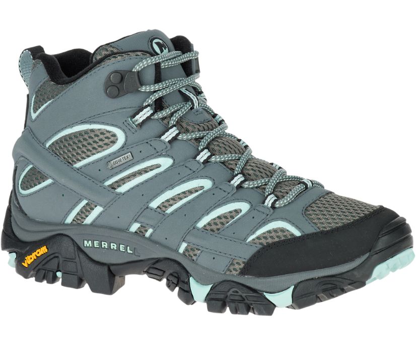 Buty Merrell Moab 2 Mid GORE-TEX® - Buty Trekkingowe Damskie Merrell - Oliwkowe [JQTWD-5273]